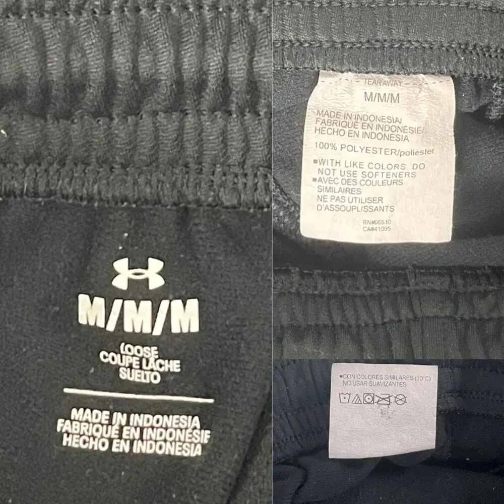 Under Armour Black Athletic Jogger Pants Size M